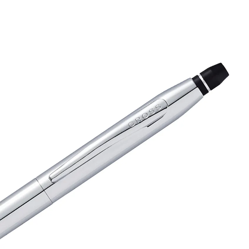 Cross Click Chrome Ballpoint Pen with Chrome Trims