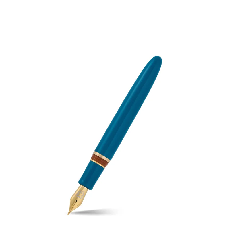 Esterbrook Back to the Land Estie Funky Lake Piston Fountain Pen with Gold Trims - Fine