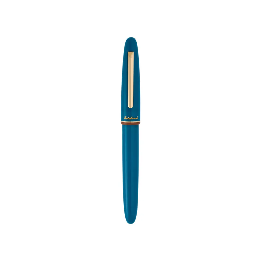 Esterbrook Back to the Land Estie Funky Lake Piston Fountain Pen with Gold Trims - Fine