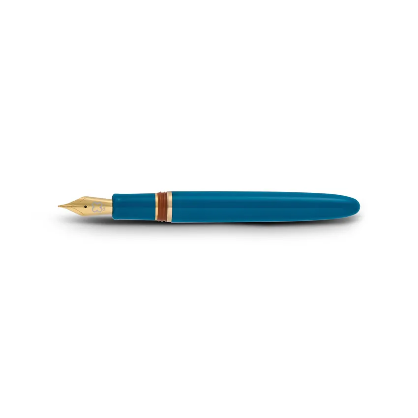 Esterbrook Back to the Land Estie Funky Lake Piston Fountain Pen with Gold Trims - Fine