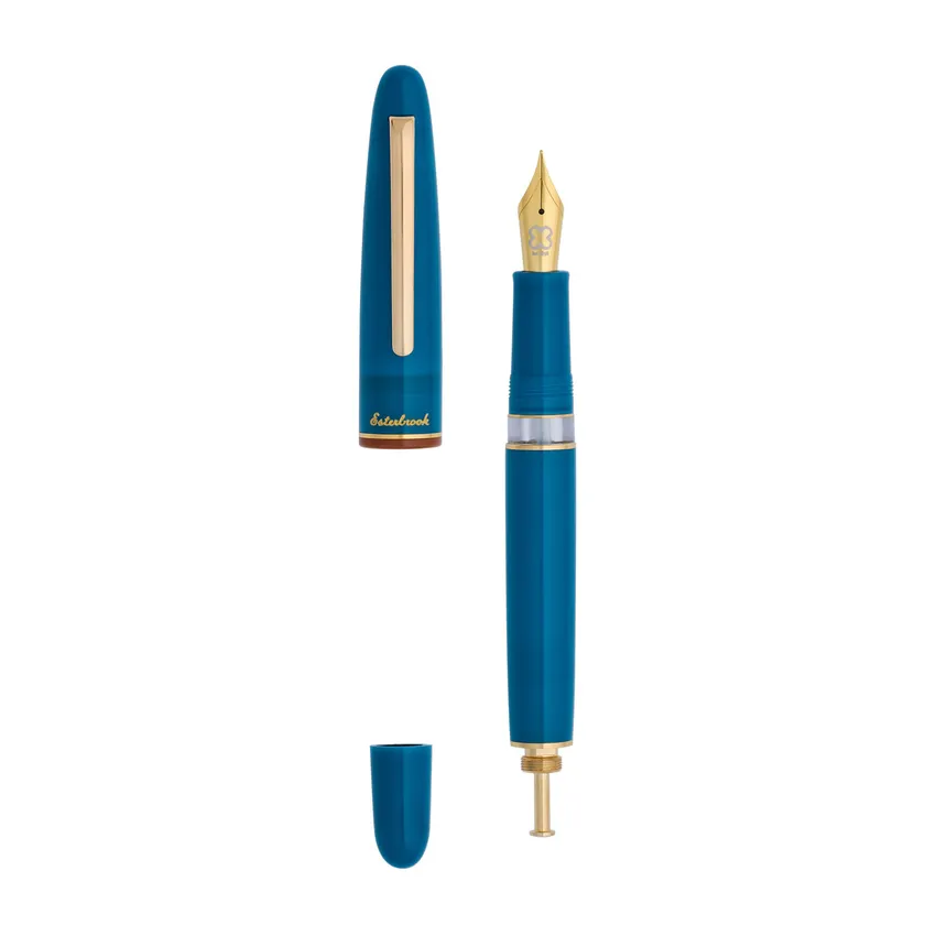 Esterbrook Back to the Land Estie Funky Lake Piston Fountain Pen with Gold Trims - Fine