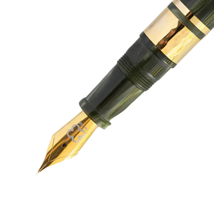 Esterbrook Model J Acrylic Palm Green Fountain Pen with Gold Trims - Medium