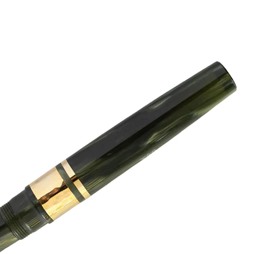 Esterbrook Model J Acrylic Palm Green Fountain Pen with Gold Trims - Medium