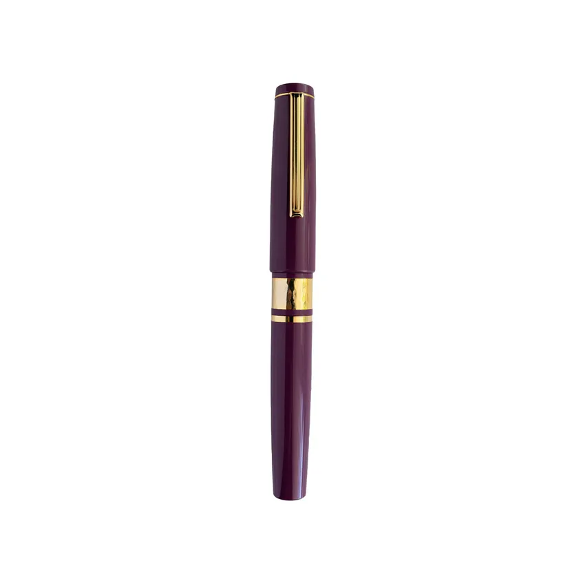 Esterbrook Model J Ebonite Blackberry Fountain Pen with Gold Trims - Medium