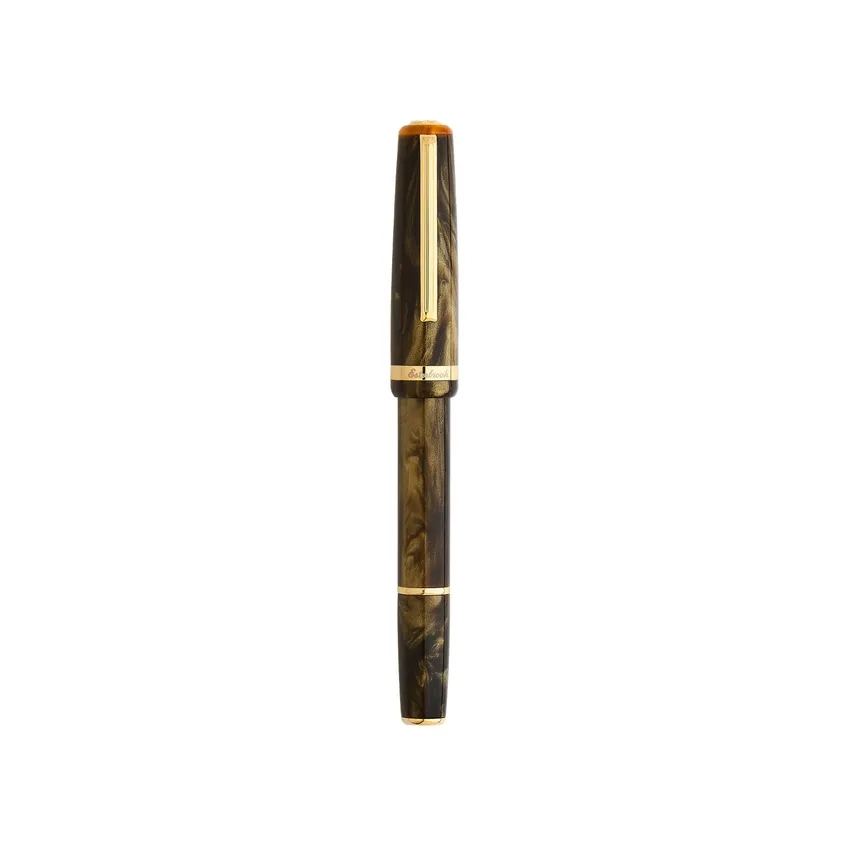 Esterbrook JR Pumpkin Latte Pocket Fountain Pen with Gold Trims - Medium