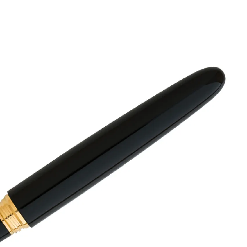 Esterbrook Estie Oversize Ebony Black Fountain Pen with Gold Trims - Medium