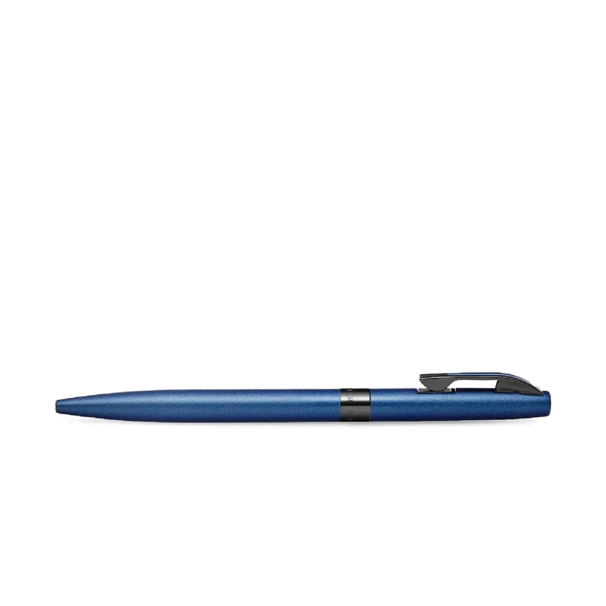 Sheaffer Gift Set Matte Blue Reminder 9018 Ballpoint Pen with Sapphire Night Credit Card Holder