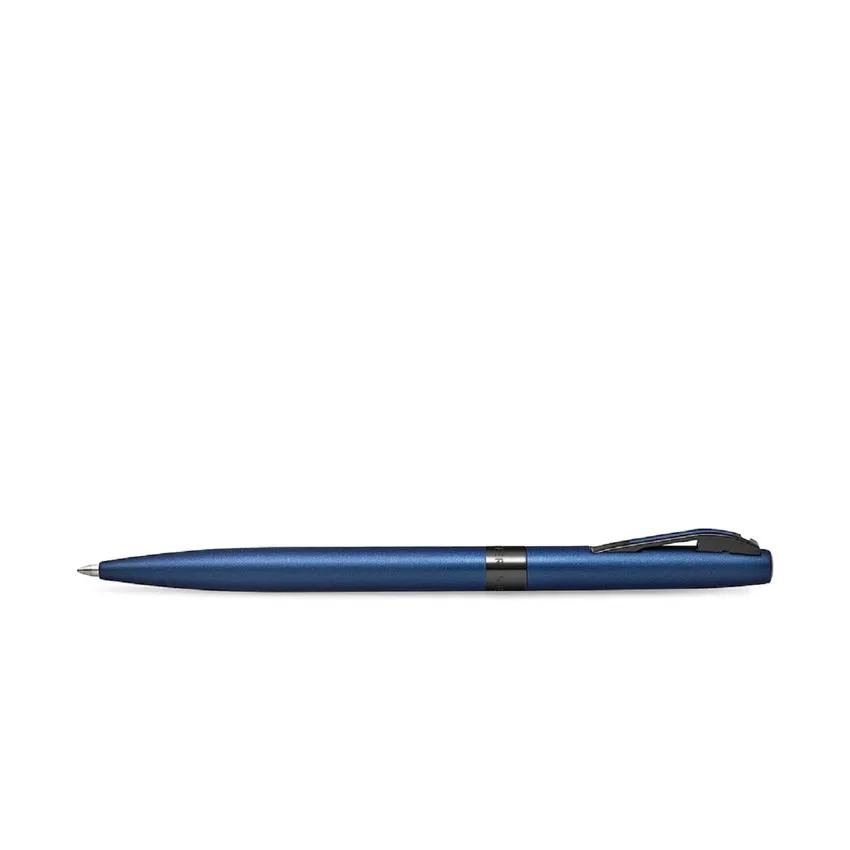 Sheaffer Gift Set Matte Blue Reminder 9018 Ballpoint Pen with Sapphire Night Credit Card Holder