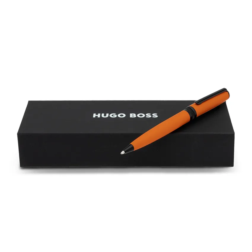 Hugo Boss Gear Matrix Ballpoint Pen - Orange