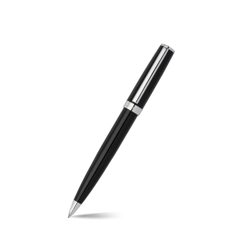 Hugo Boss Gear Icon Ballpoint Pen - Black