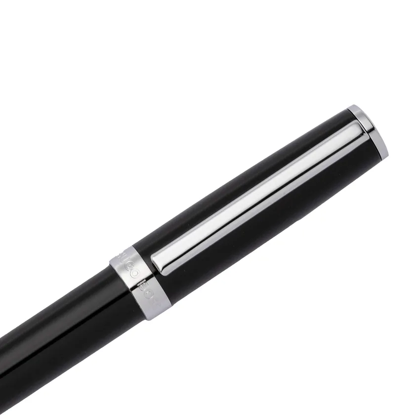 Hugo Boss Gear Icon Ballpoint Pen - Black