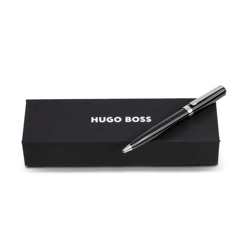 Hugo Boss Gear Icon Ballpoint Pen - Black