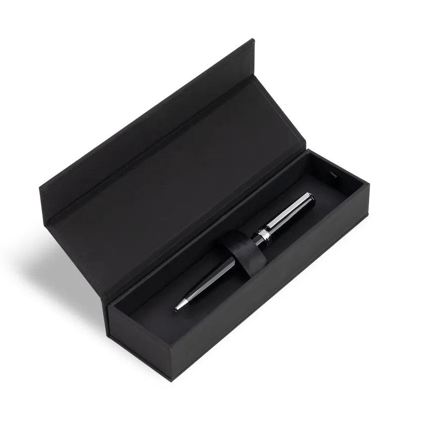 Hugo Boss Gear Icon Ballpoint Pen - Black