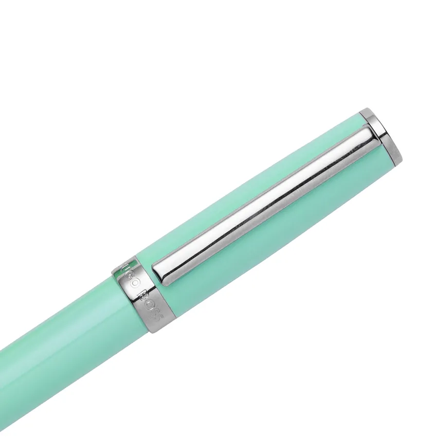 Hugo Boss Gear Icon Ballpoint Pen - Light Green