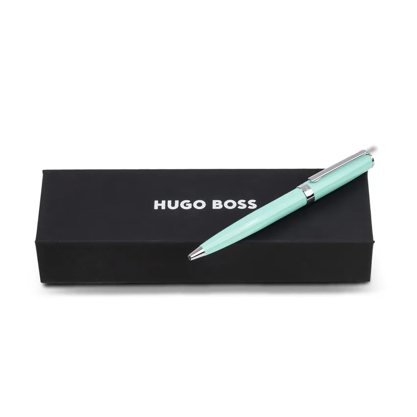 Hugo Boss Gear Icon Ballpoint Pen - Light Green