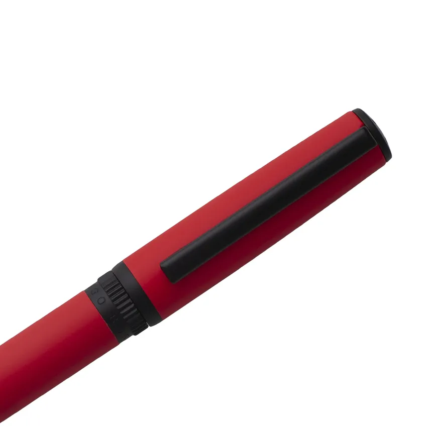 Hugo Boss Gear Matrix Ballpoint Pen - Red