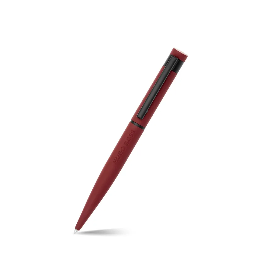 Hugo Boss Loop Ballpoint Pen - Matte Red