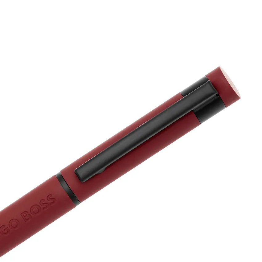 Hugo Boss Loop Ballpoint Pen - Matte Red