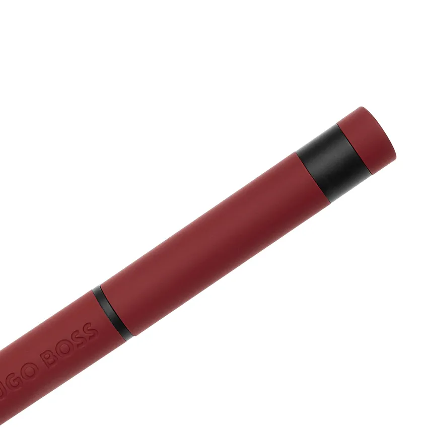 Hugo Boss Loop Ballpoint Pen - Matte Red