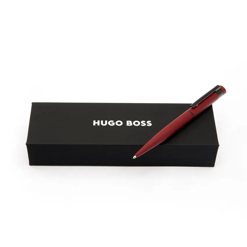 Hugo Boss Loop Ballpoint Pen - Matte Red