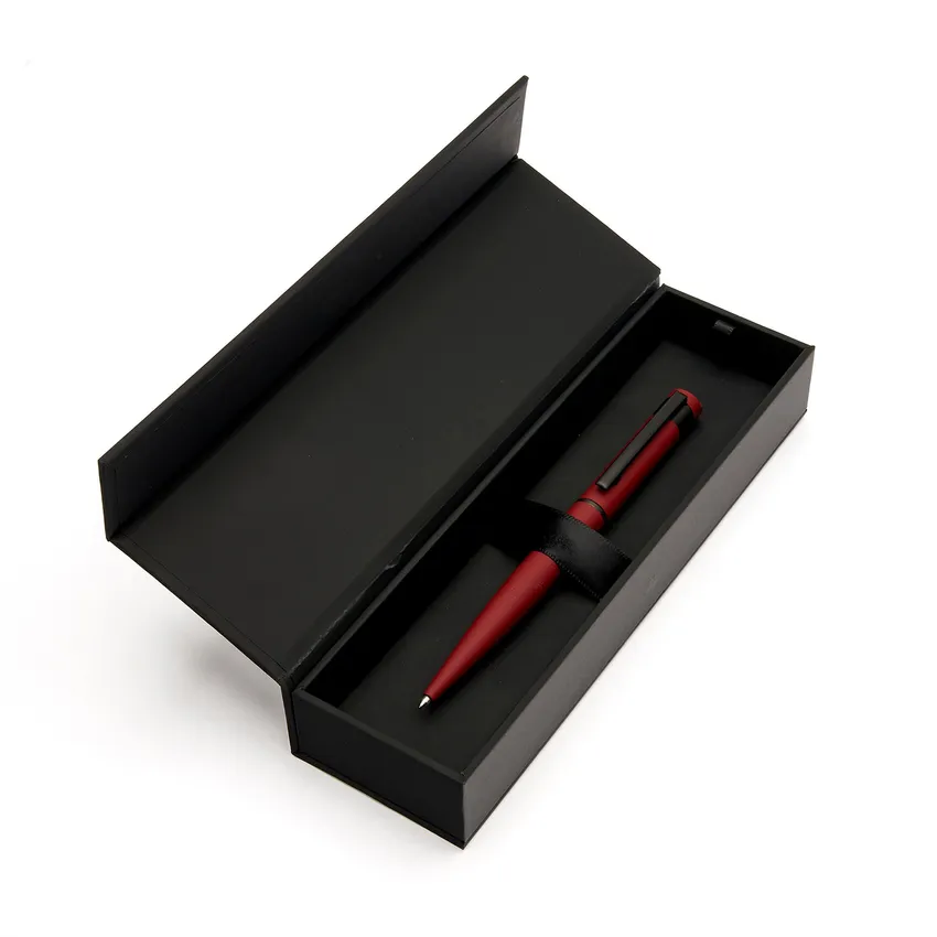 Hugo Boss Loop Ballpoint Pen - Matte Red