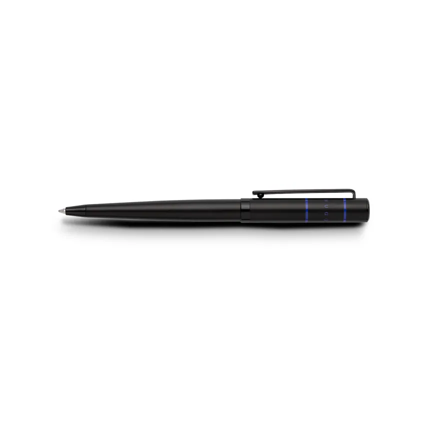 Hugo Boss Ribbon Matrix Blueline Ballpoint Pen - Black