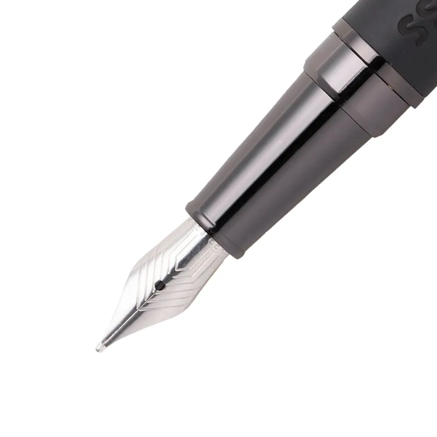 Hugo Boss Loop Iconic Fountain Pen Medium- Black