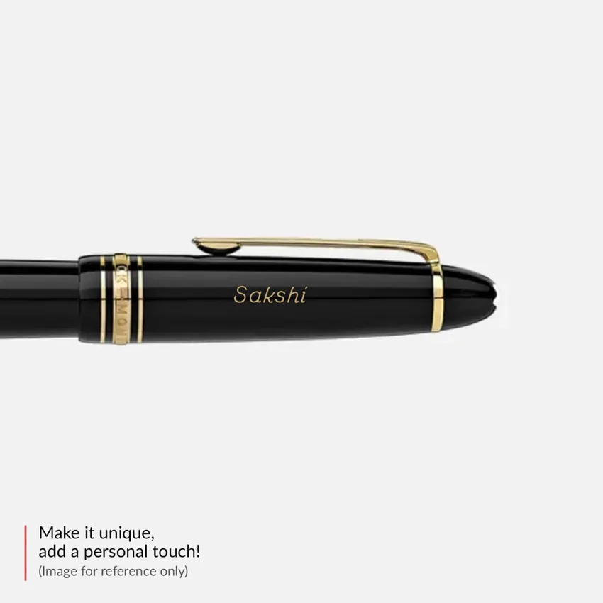 Montblanc MeisterstÃ¼ck Classique Ballpoint Pen - Black With Gold Trims