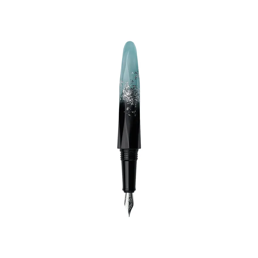 Benu Briolette Luminous Blue Fountain Pen - Medium