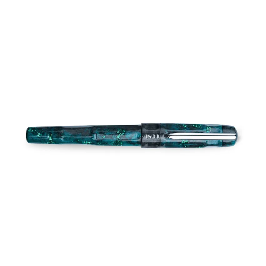 Benu Talisman Cat's Eye Green Fountain Pen - Fine