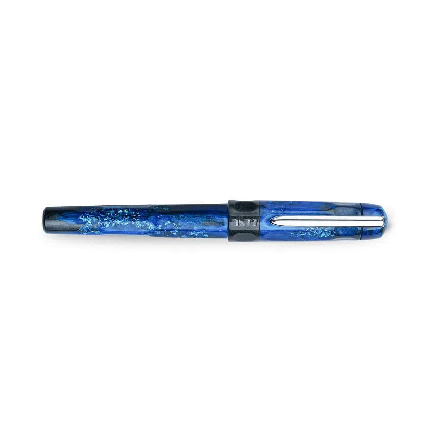 Benu Talisman Hawk's Eye Blue Fountain Pen - Fine