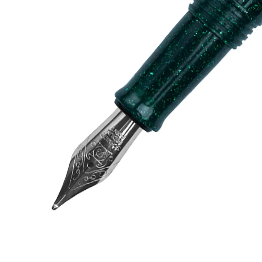 Benu Talisman Four Leaf Clover Greem Fountain Pen - Fine