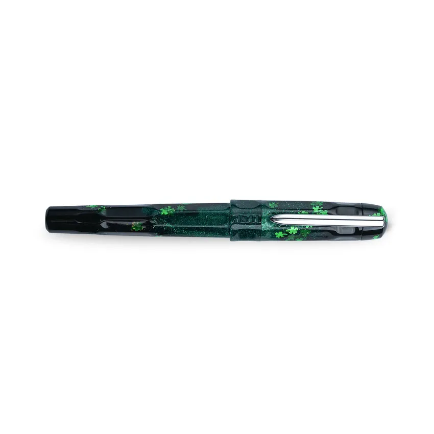 Benu Talisman Four Leaf Clover Greem Fountain Pen - Fine