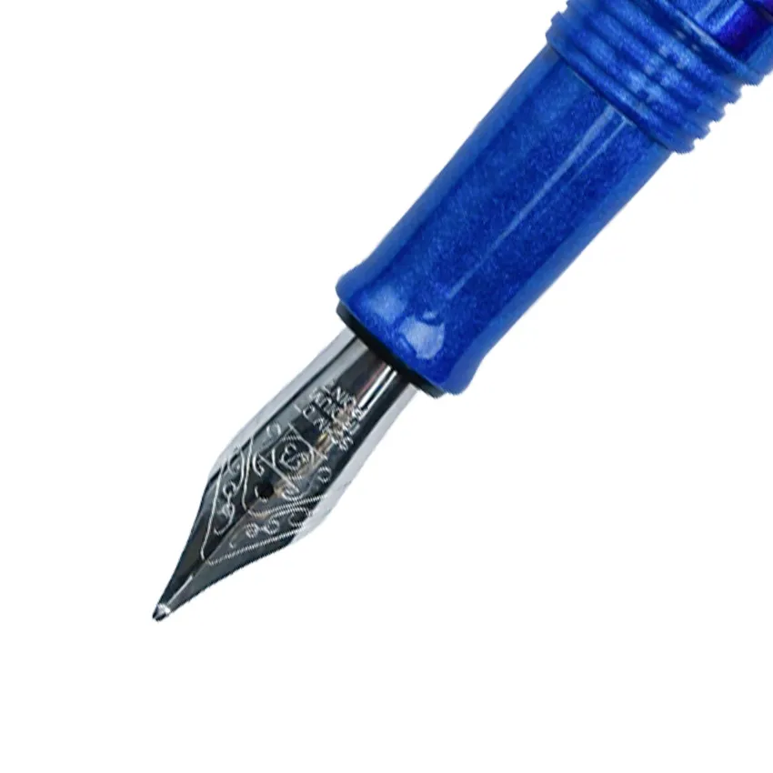 Benu Talisman Peacock Ore Blue Fountain Pen - Fine