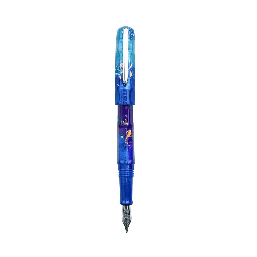 Benu Talisman Peacock Ore Blue Fountain Pen - Fine