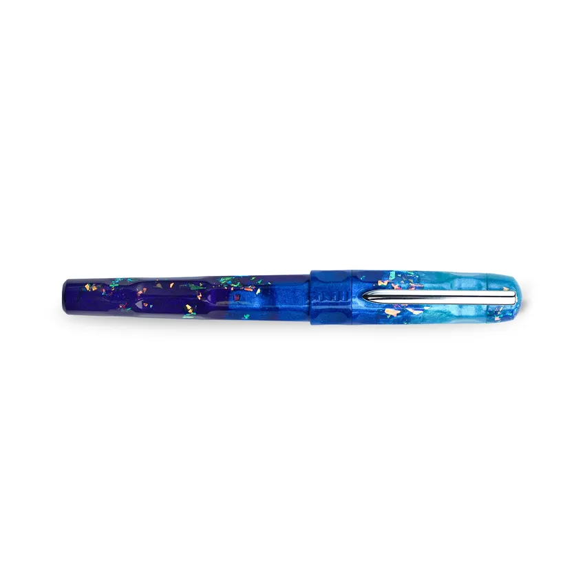 Benu Talisman Peacock Ore Blue Fountain Pen - Fine