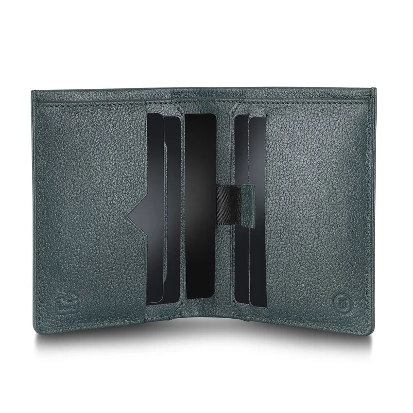 Lapis Bard Verdant Dual Compartment Bi-Fold Wallet