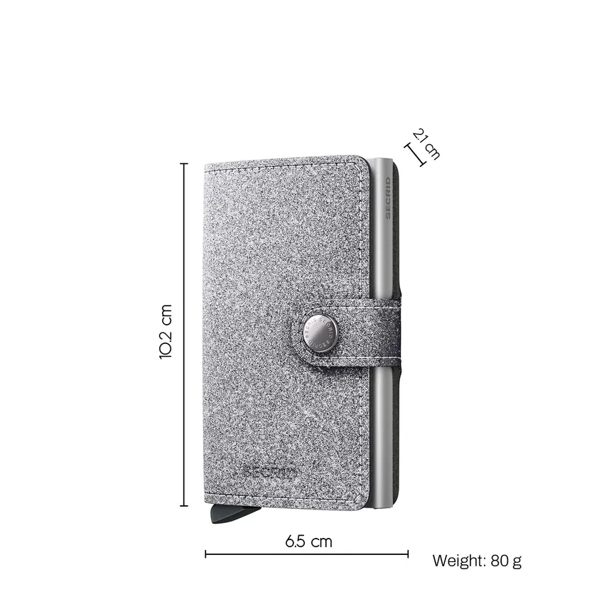 Secrid Miniwallet Glitter Silver