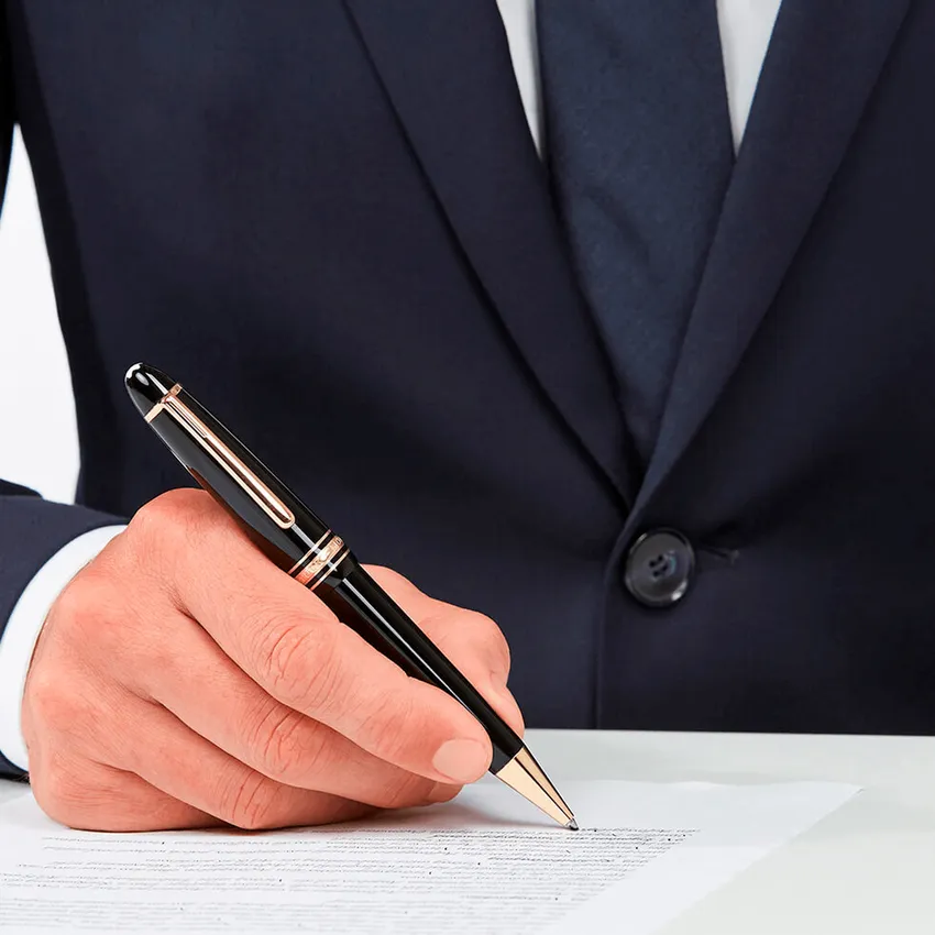 Montblanc MeisterstÃ¼ck Legrand Rose Gold Trims Black Ballpoint Pen