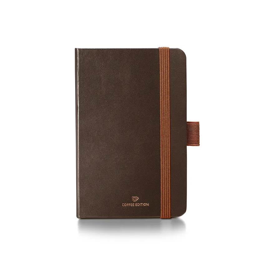 Sheaffer VFM Gift Set 9428 Coffee Edition Ballpoint Pen with Regal Brown PVD Trims and Small Notebook - Matt Brown