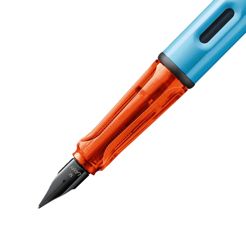 Lamy AL-star Denim Blue and Orange Fountain Pen-Medium