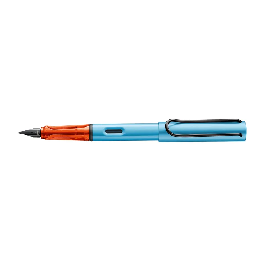 Lamy AL-star Denim Blue and Orange Fountain Pen-Medium