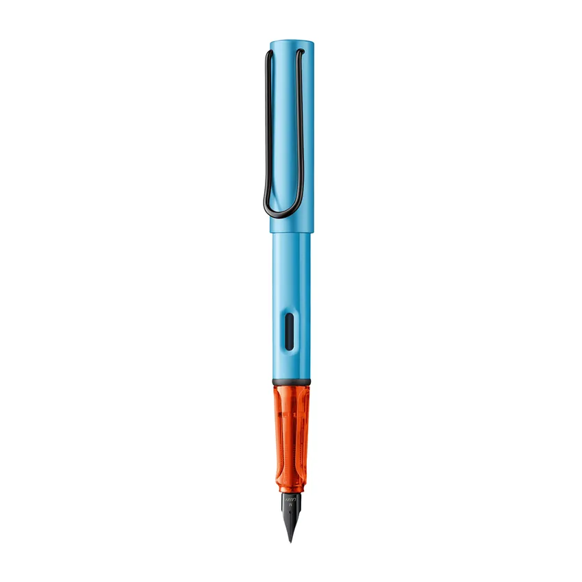 Lamy AL-star Denim Blue and Orange Fountain Pen-Medium