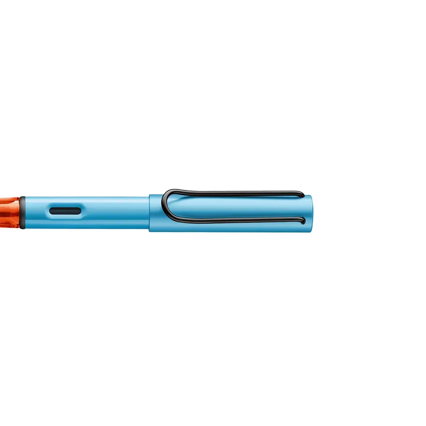 Lamy AL-star Denim Blue and Orange Fountain Pen-Medium