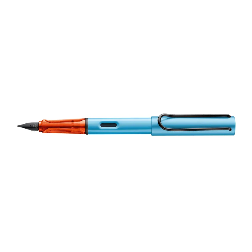Lamy AL-star Denim Blue and Orange Fountain Pen-Fine