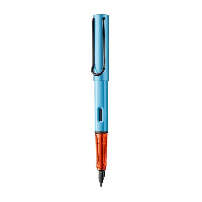 Lamy AL-star Denim Blue and Orange Fountain Pen-Fine
