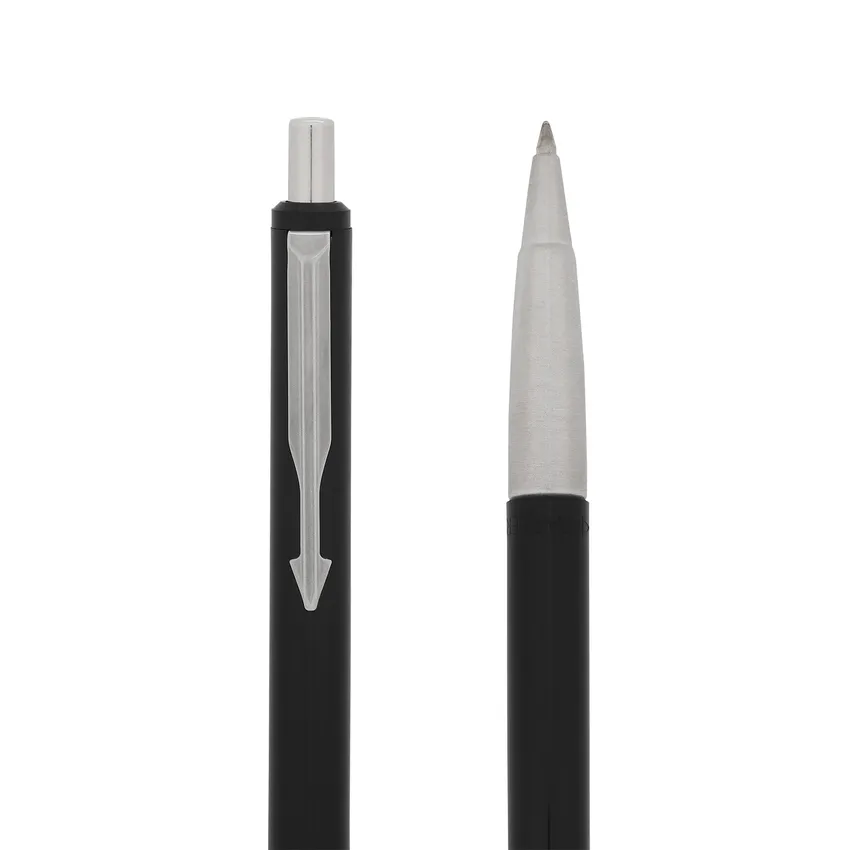 Parker Giftset Vector Standard Ballpoint Pen With Chrome Trim & Notebook