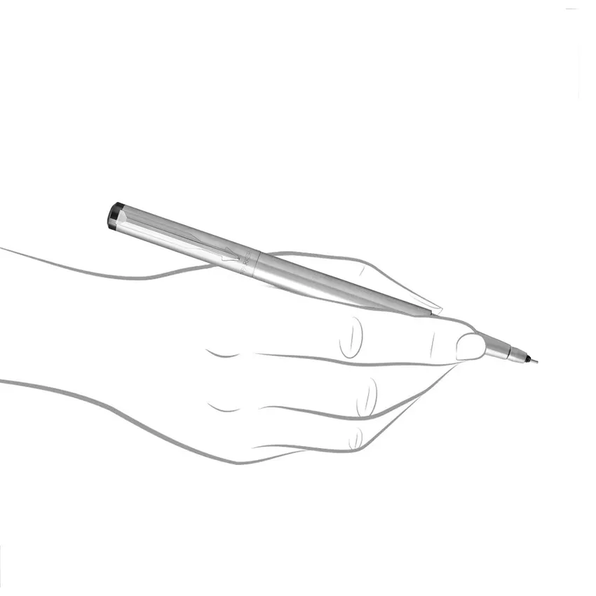 Parker Vector Stainless Steel Rollerball Pen With Chrome Trim