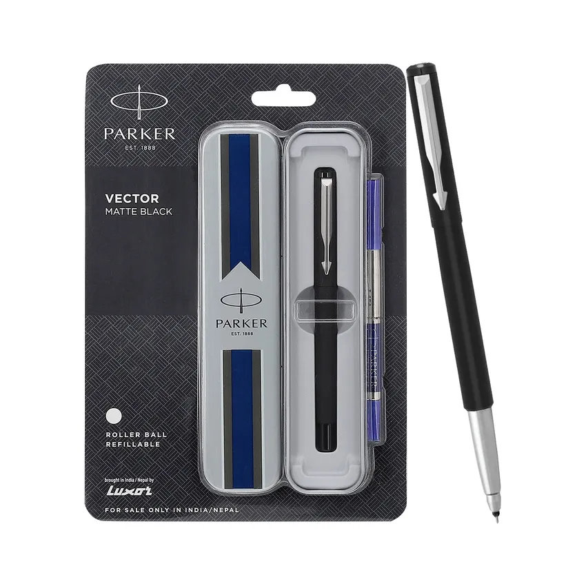 Parker Vector Matte Black Rollerball Pen