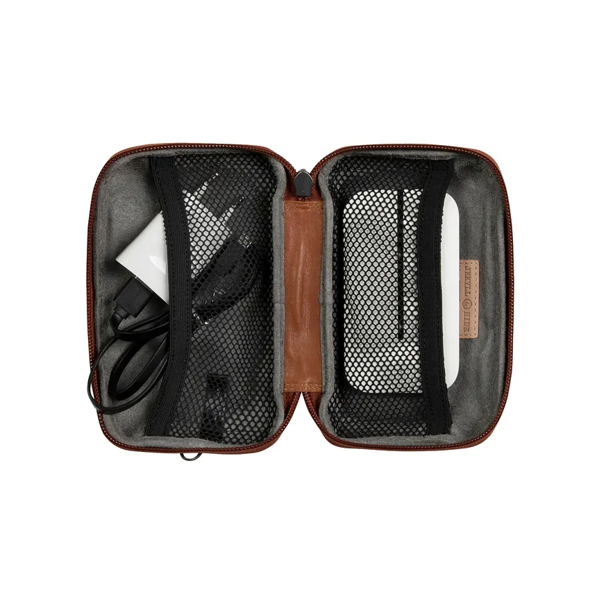 Jekyll & Hide 6414 Zip Around Cable Pouch - Tan